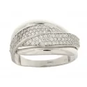 White Gold Women&#39;s Ring GL100874