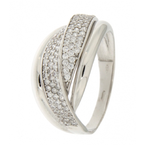 White Gold Women&#39;s Ring GL100874