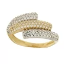 White Yellow Gold Women&#39;s Ring GL100875