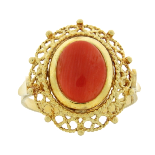 Yellow Gold Women&#39;s Ring GL100877