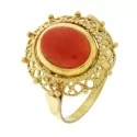 Yellow Gold Women&#39;s Ring GL100877