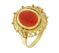 Yellow Gold Women&#39;s Ring GL100877