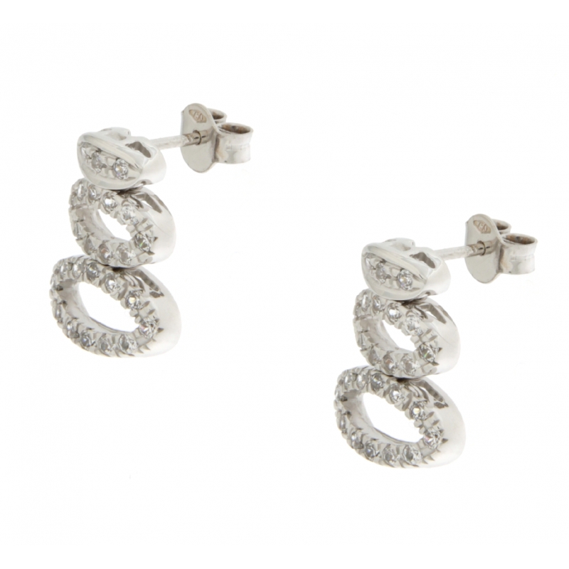 White Gold Women&#39;s Earrings GL100879