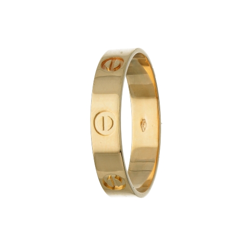 Unisex-Ring aus Gelbgold GL100880
