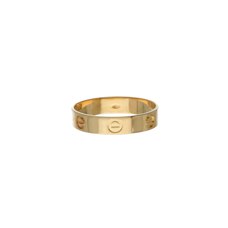 Yellow Gold Unisex Ring GL100880