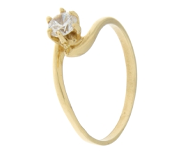 Yellow Gold Women&#39;s Ring GL100891