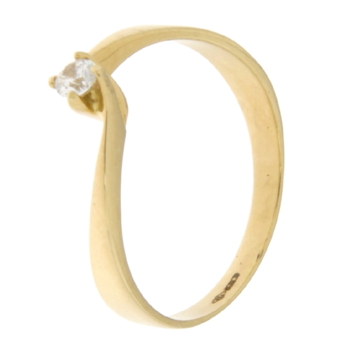 Yellow Gold Women&#39;s Ring GL100892