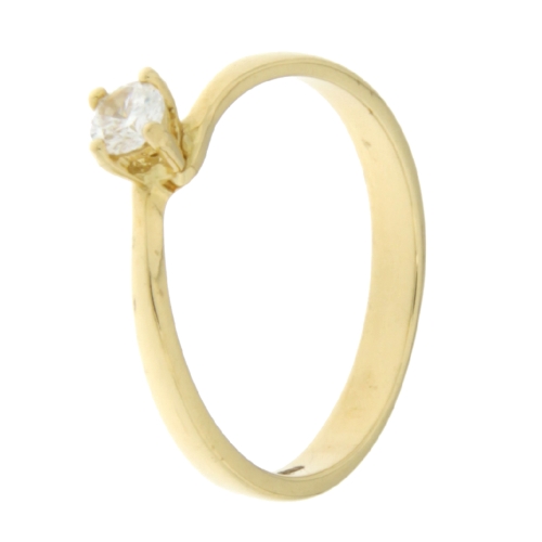 Yellow Gold Women&#39;s Ring GL100893