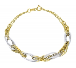 Bracciale Donna in Oro giallo e bianco 214030