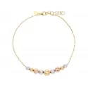 Three-color gold women&#39;s bracelet 238635