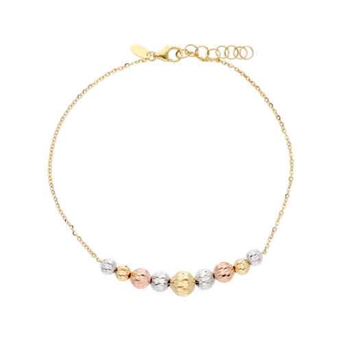 Bracciale da donna Oro tre colori 238635