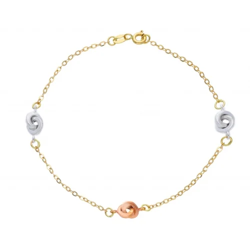 Bracciale da donna Oro tre colori 214620