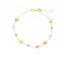 Women&#39;s bracelet Yellow and white gold 245351