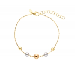 Bracciale da donna Oro giallo bianco e rosa 212816