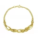 Women&#39;s bracelet Yellow and white gold 171216