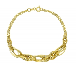 Bracciale da donna Oro giallo e bianco 171216