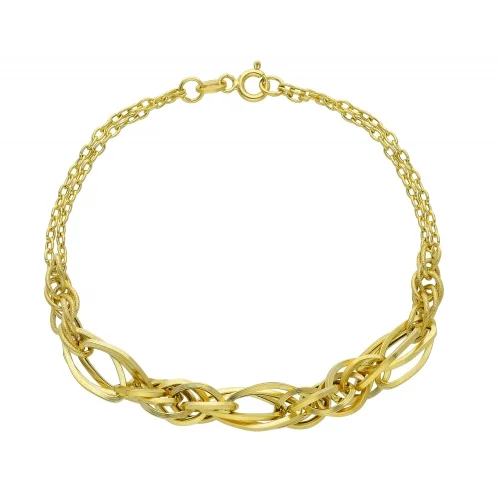 Bracciale da donna Oro giallo e bianco 171216