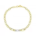 Bracciale Donna in Oro giallo e bianco 238046