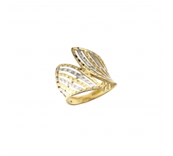 Yellow and White Gold Woman Ring 803321727497