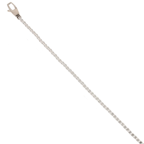 White Gold Tennis Bracelet GL100897