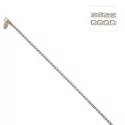 White Gold Tennis Bracelet GL100897