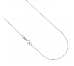 Unisex White Gold Necklace GL100899