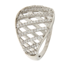 Anello Donna Oro Bianco GL100900