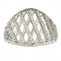 White Gold Women&#39;s Ring GL100900