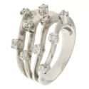 White Gold Women&#39;s Ring GL100913