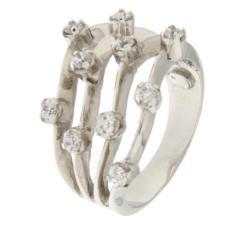 White Gold Women&#39;s Ring GL100913