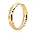 Wedding Ring Yellow Gold Comfortable Fantasy GL100917