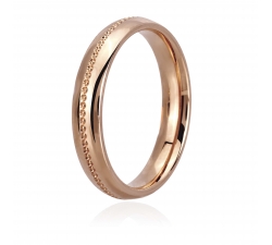 Rose Gold Wedding Ring Comfortable Fantasy GL100918