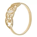 White Yellow Gold Women&#39;s Ring GL100917