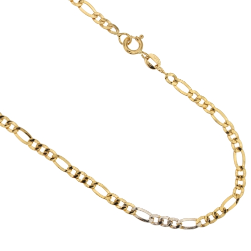 Collana Uomo Oro Giallo Bianco GL100942