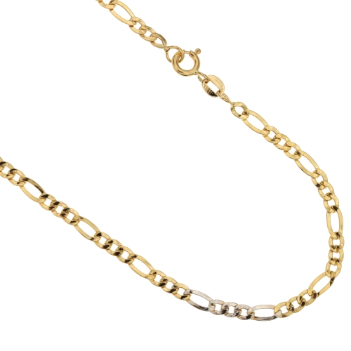 White Yellow Gold Men&#39;s Necklace GL100942