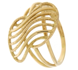 Yellow Gold Women&#39;s Ring GL100950