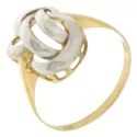 White Yellow Gold Women&#39;s Ring GL100951