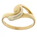 White Yellow Gold Women&#39;s Ring GL100952