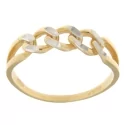 White Yellow Gold Women&#39;s Ring GL100970