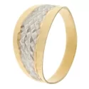 White Yellow Gold Women&#39;s Ring GL100986