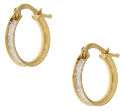 White Yellow Gold Women&#39;s Earrings GL100993