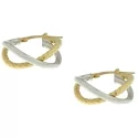 White Yellow Gold Women&#39;s Earrings GL101030