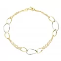 Bracciale da donna Oro giallo e bianco 164549