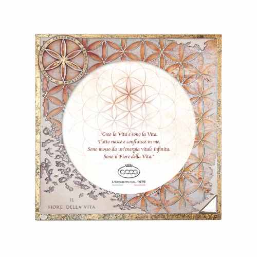 Photo frame The Flower of Life Acca Argenti L.142M