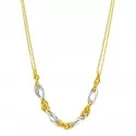 White Yellow Gold Women&#39;s Necklace GL101040