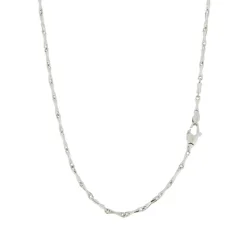 White Gold Men&#39;s Necklace GL101043