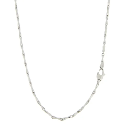 Collana Uomo Oro Bianco GL101043