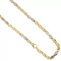 Herren-Halskette aus Gelb- und Weißgold 80332172376