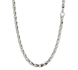 Collana Uomo Oro Bianco GL101078