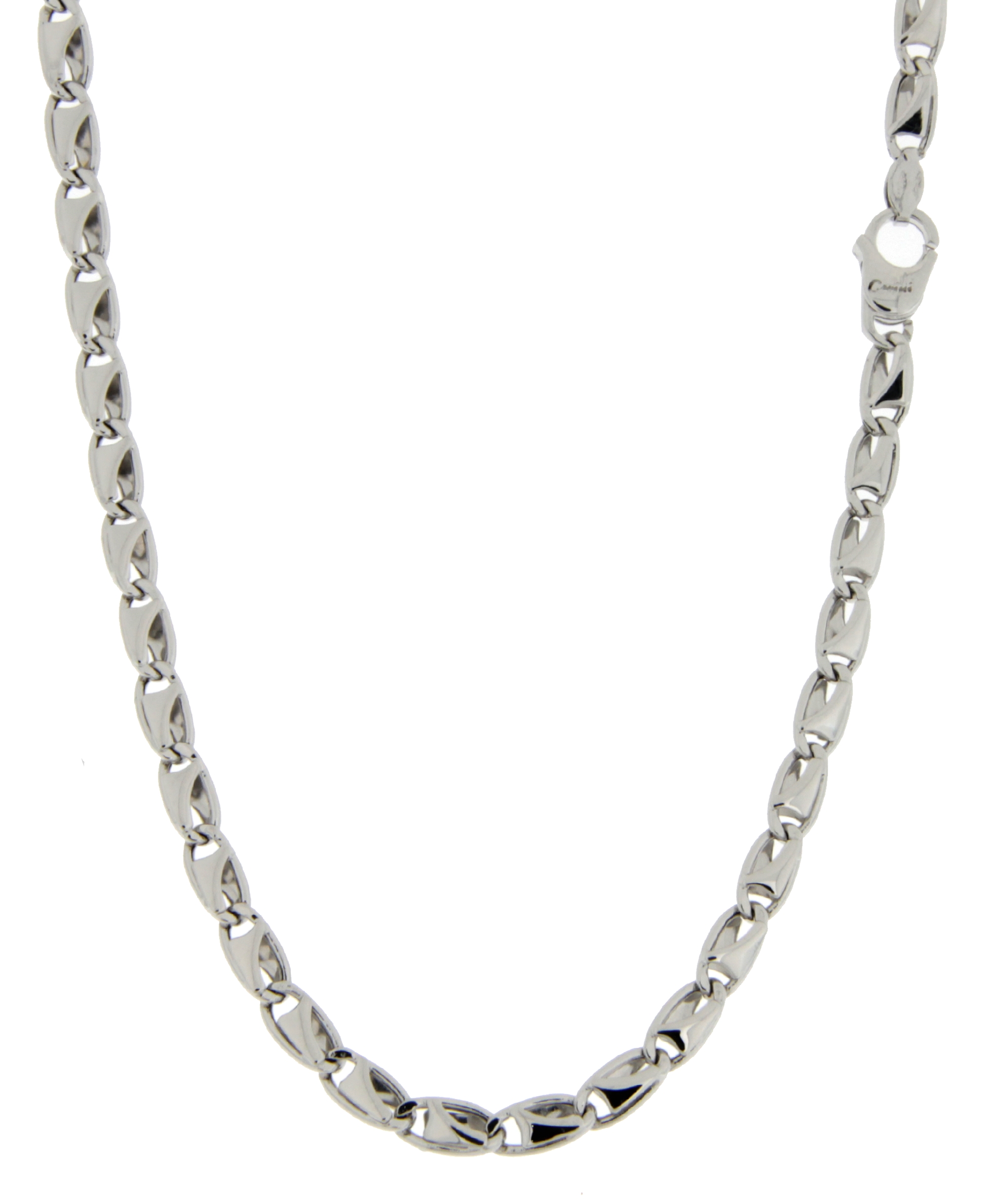 Collana Uomo Oro Giallo Bianco GL101146